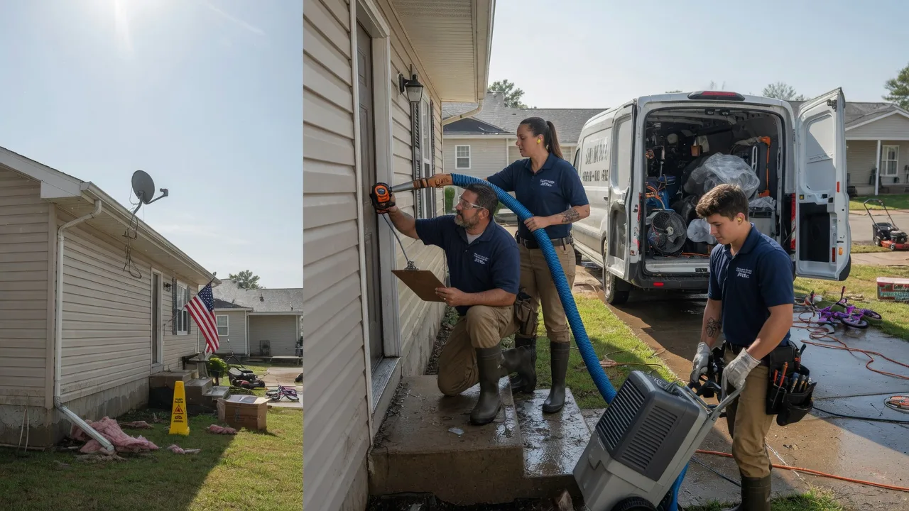 Ceiling Water Damage Restoration in Osceola, IN near me